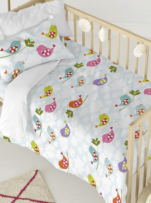 Set copripiumino 2 pezzi Little birds "Happyfriday" - Kiabi