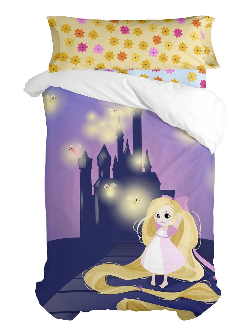 Set copripiumino 2 pezzi Long braid "Happyfriday" Bianco - Kiabi