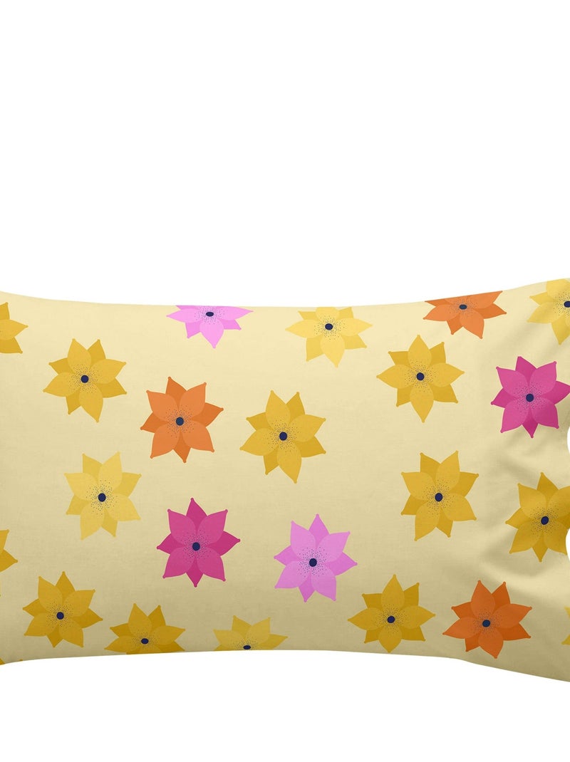Set copripiumino 2 pezzi Long braid "Happyfriday" Giallo - Kiabi