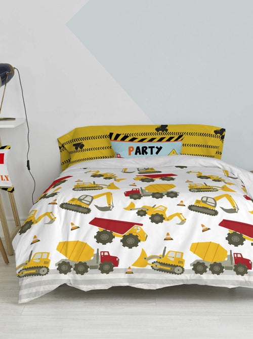 Set copripiumino 2 pezzi Machinery "Happyfriday" - Kiabi