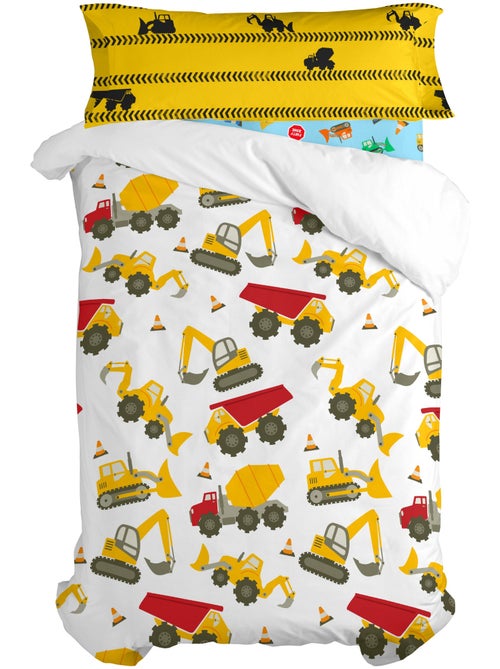 Set copripiumino 2 pezzi Machinery "Happyfriday" - Kiabi