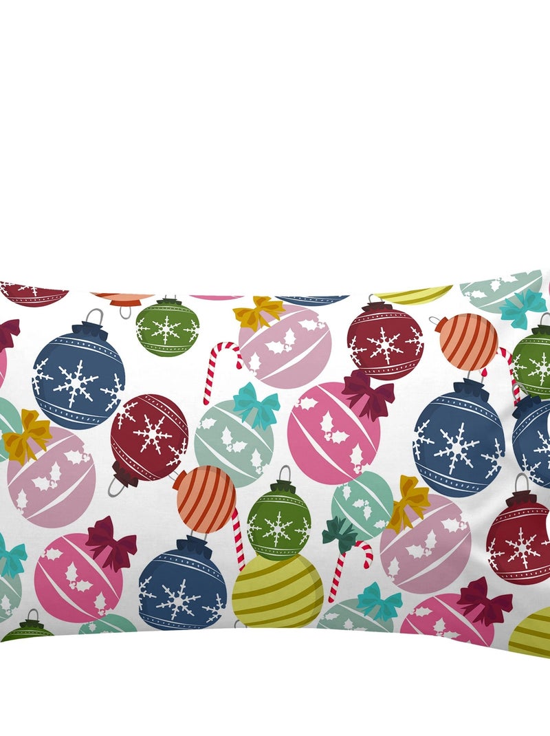 Set copripiumino 2 pezzi Merry christmas "Happyfriday" Blu Rosso - Kiabi