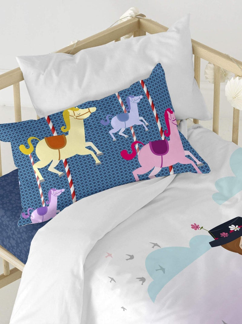 Set copripiumino 2 pezzi Nanny "Happyfriday" Bianco - Kiabi