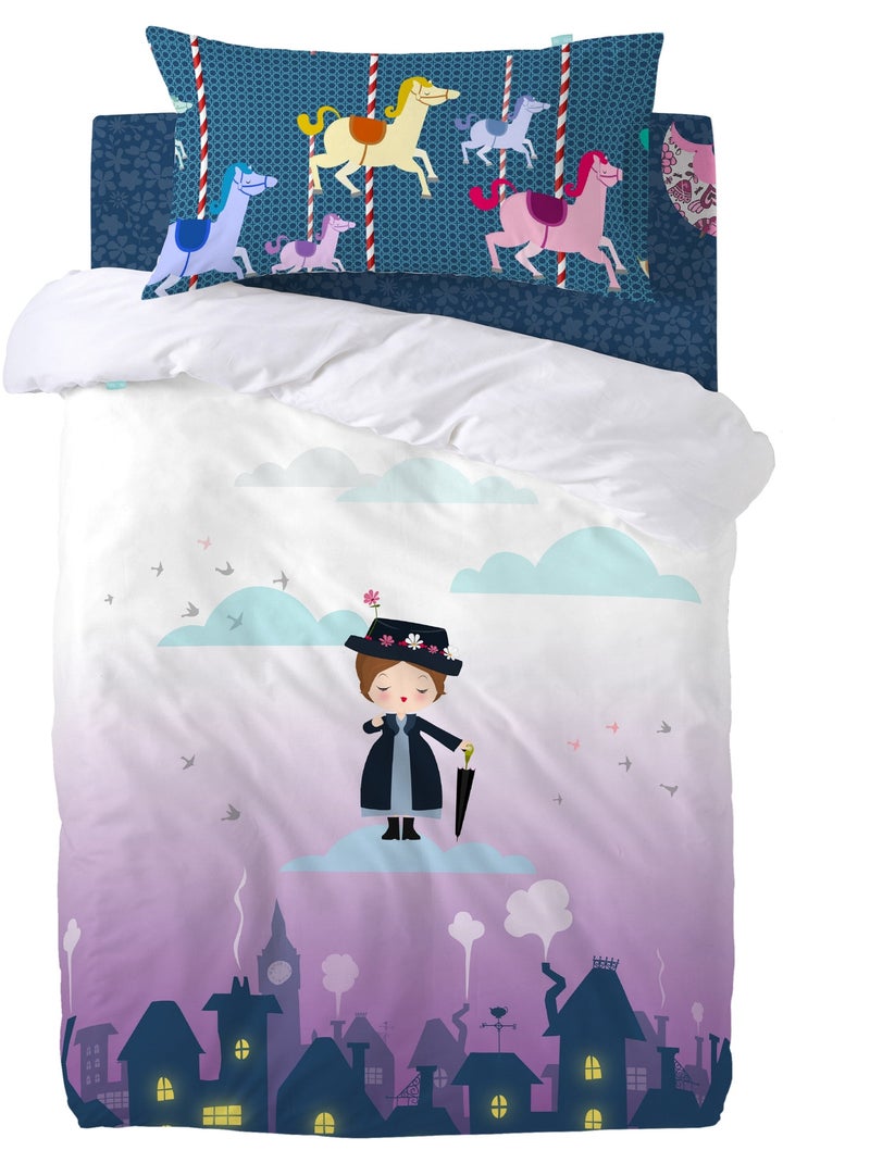 Set copripiumino 2 pezzi nanny "happyfriday" Multicolore - Kiabi