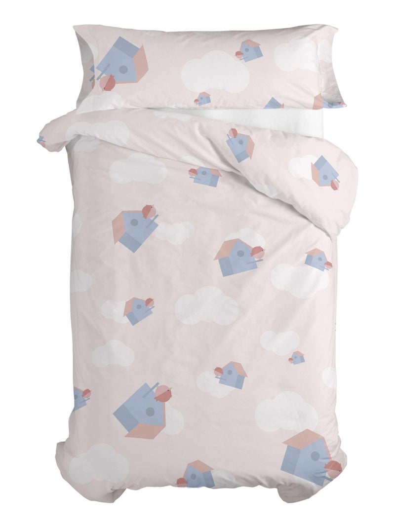 Set copripiumino 2 pezzi Neighbourhood 3 "Happyfriday" Bianco - Kiabi