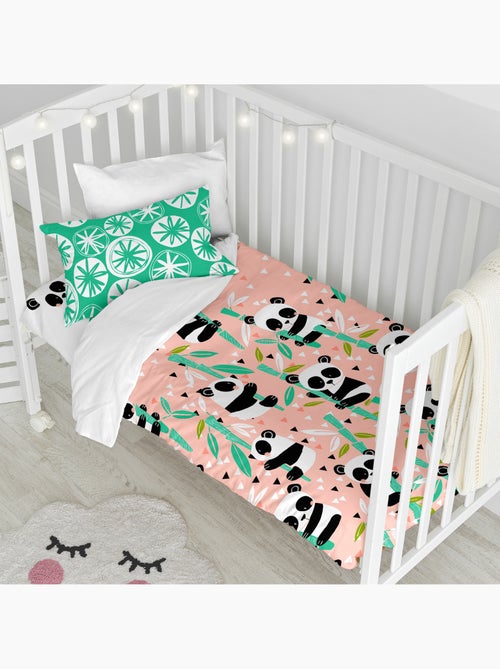 Set copripiumino 2 pezzi Panda garden "Happyfriday" - Kiabi