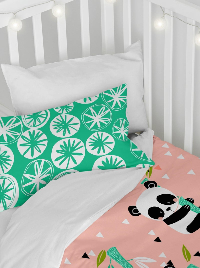 Set copripiumino 2 pezzi Panda garden "Happyfriday" Rosa - Kiabi