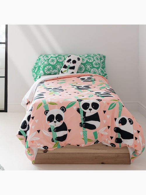 Set copripiumino 2 pezzi Panda garden "Happyfriday" - Kiabi