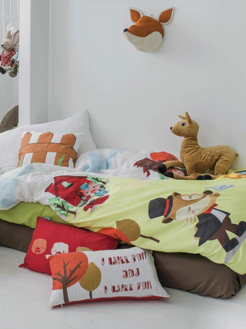 Set copripiumino 2 pezzi Piggys "Happyfriday" - Kiabi