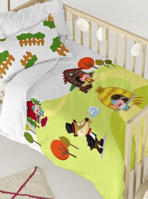 Set copripiumino 2 pezzi Piggys "Happyfriday" - Kiabi