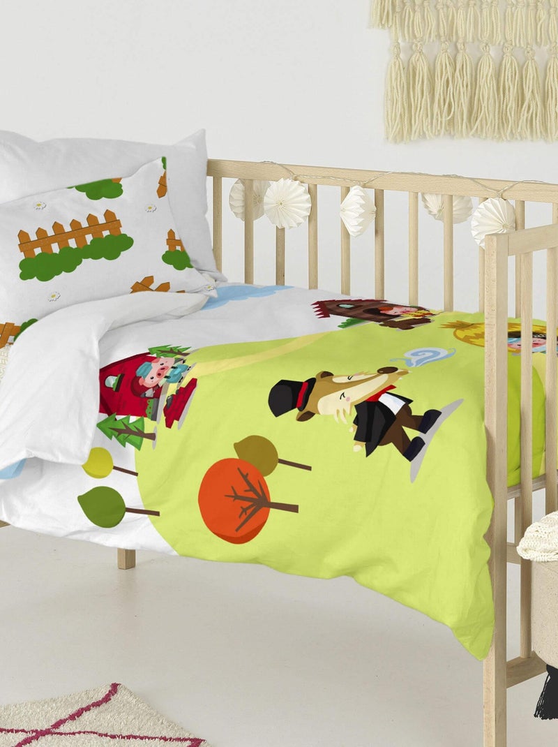 Set copripiumino 2 pezzi Piggys "Happyfriday" Giallo - Kiabi