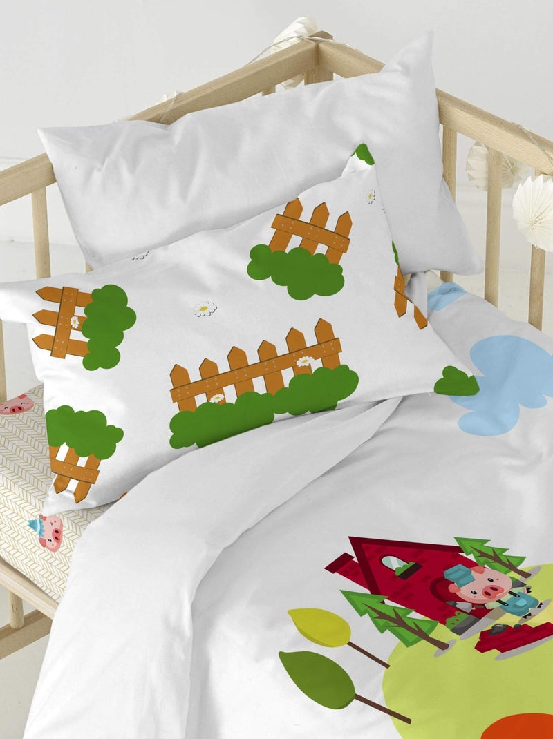 Set copripiumino 2 pezzi Piggys "Happyfriday" Giallo - Kiabi