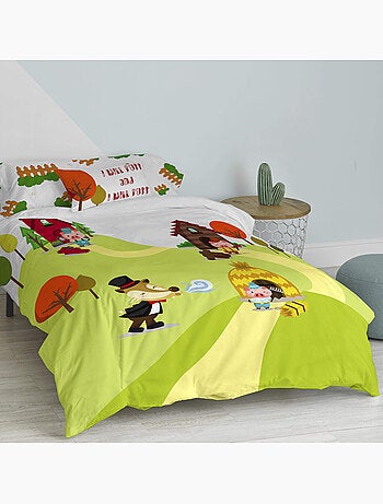 Set copripiumino 2 pezzi Piggys "Happyfriday