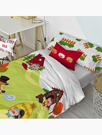 Set copripiumino 2 pezzi Piggys "Happyfriday