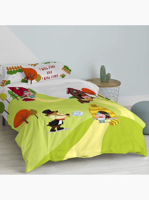 Set copripiumino 2 pezzi Piggys "Happyfriday" - Kiabi