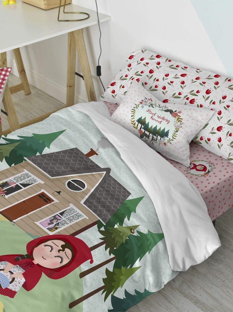 Set copripiumino 2 pezzi Red riding hood "Happyfriday" Bianco - Kiabi