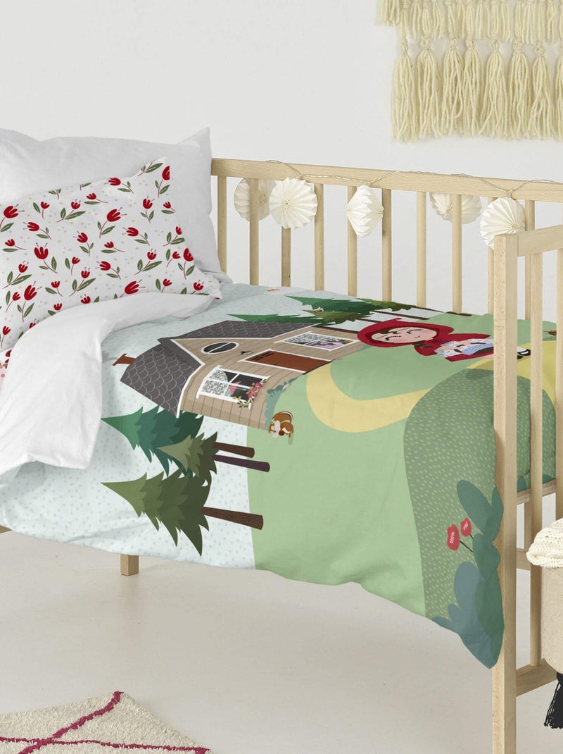 Set copripiumino 2 pezzi Red riding hood "Happyfriday" Blu Rosso - Kiabi