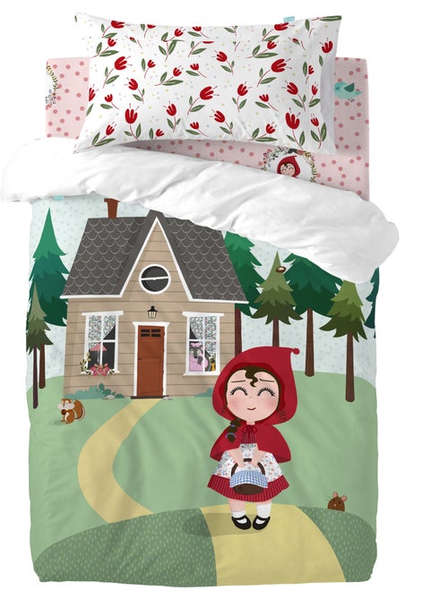 Set copripiumino 2 pezzi Red riding hood "Happyfriday" - Kiabi Set copripiumino 2 pezzi Red riding hood "Happyfriday" - Kiabi