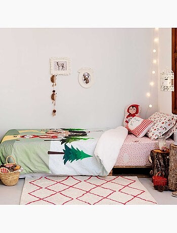 Set copripiumino 2 pezzi Red riding hood "Happyfriday