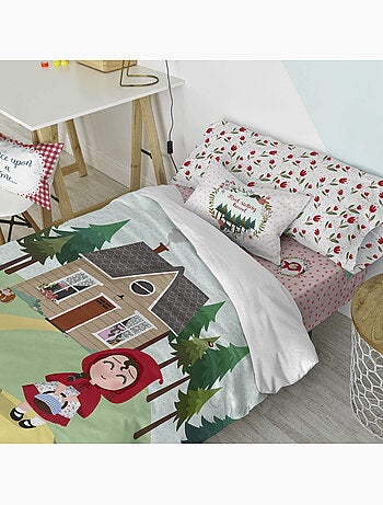Set copripiumino 2 pezzi Red riding hood "Happyfriday