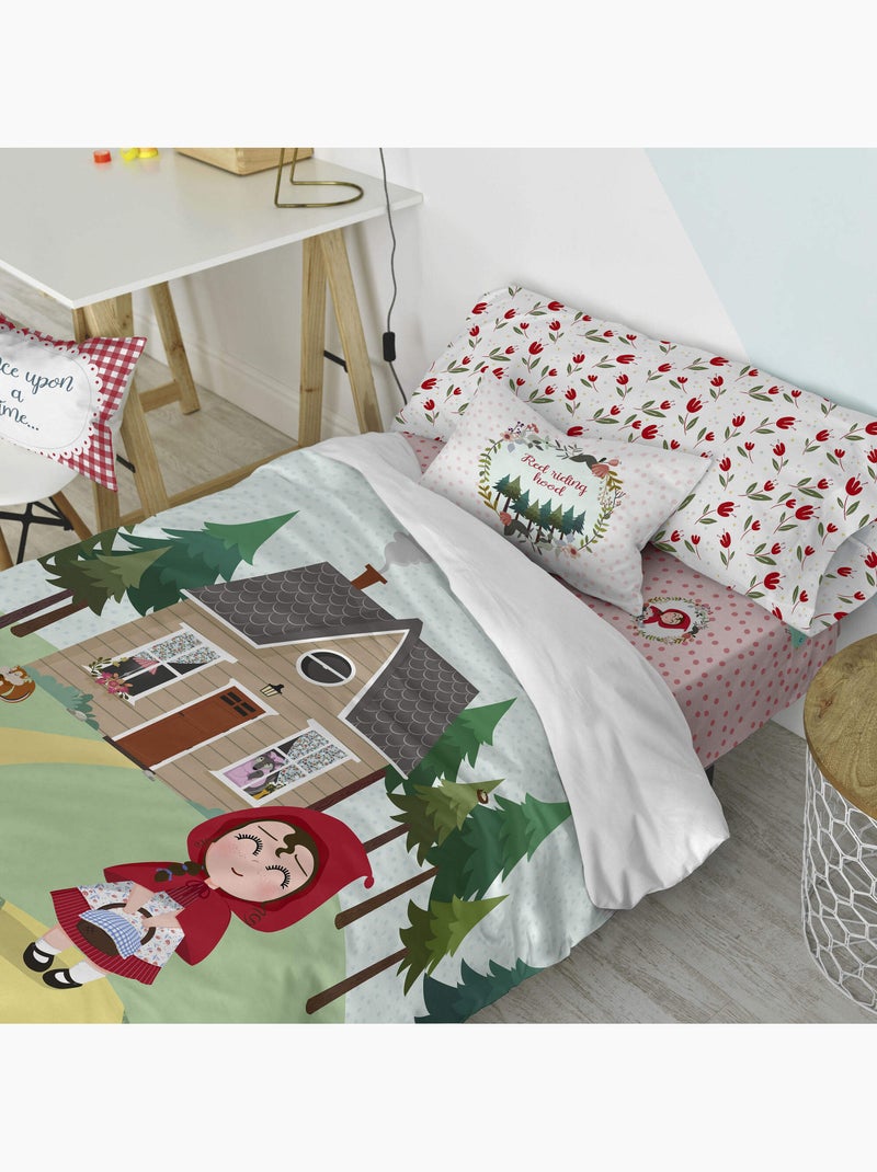 Set copripiumino 2 pezzi Red riding hood "Happyfriday" Multicolore - Kiabi