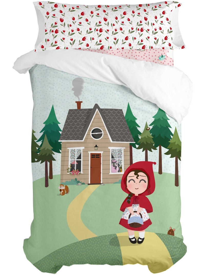 Set copripiumino 2 pezzi Red riding hood "Happyfriday" Multicolore - Kiabi