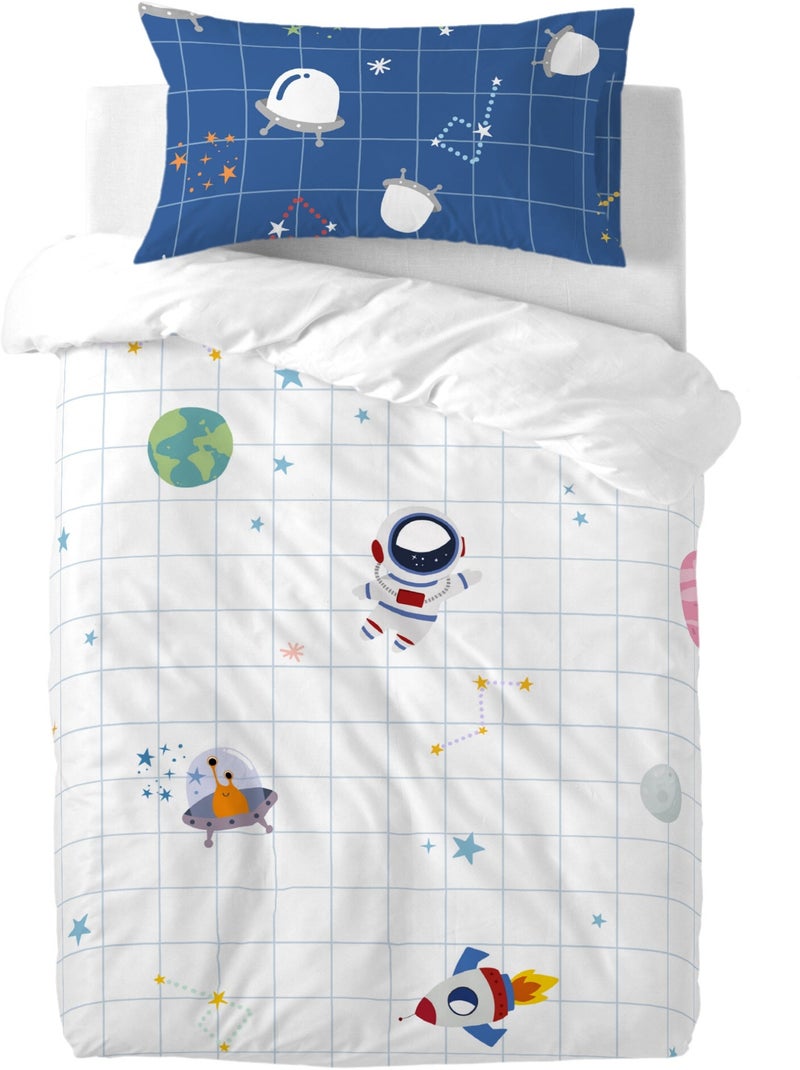 Set copripiumino 2 pezzi Space explorer "Happyfriday" Multicolore - Kiabi