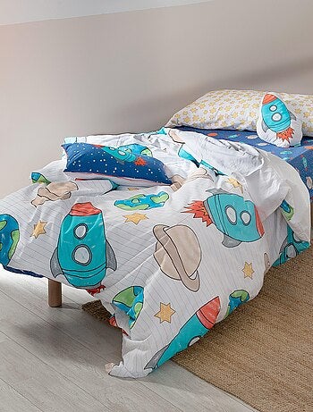 Set copripiumino 2 pezzi Space rocket "Happyfriday