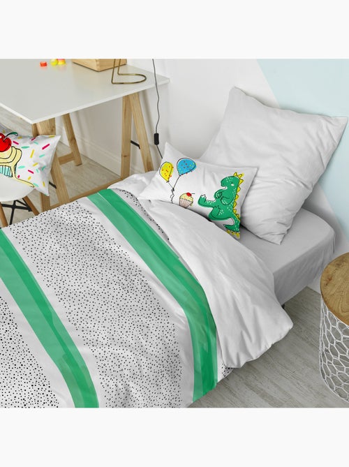 Set copripiumino 2 pezzi Topping "Happyfriday" - Kiabi