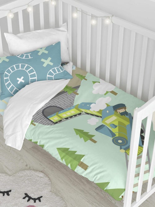 Set copripiumino 2 pezzi Train "Happyfriday" - Kiabi