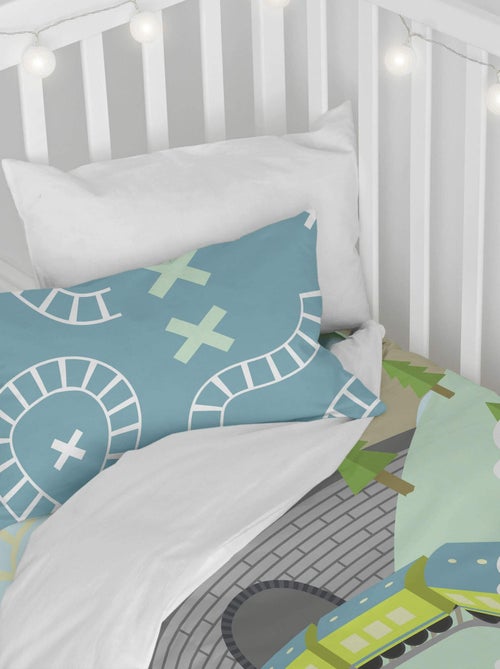 Set copripiumino 2 pezzi Train "Happyfriday" - Kiabi