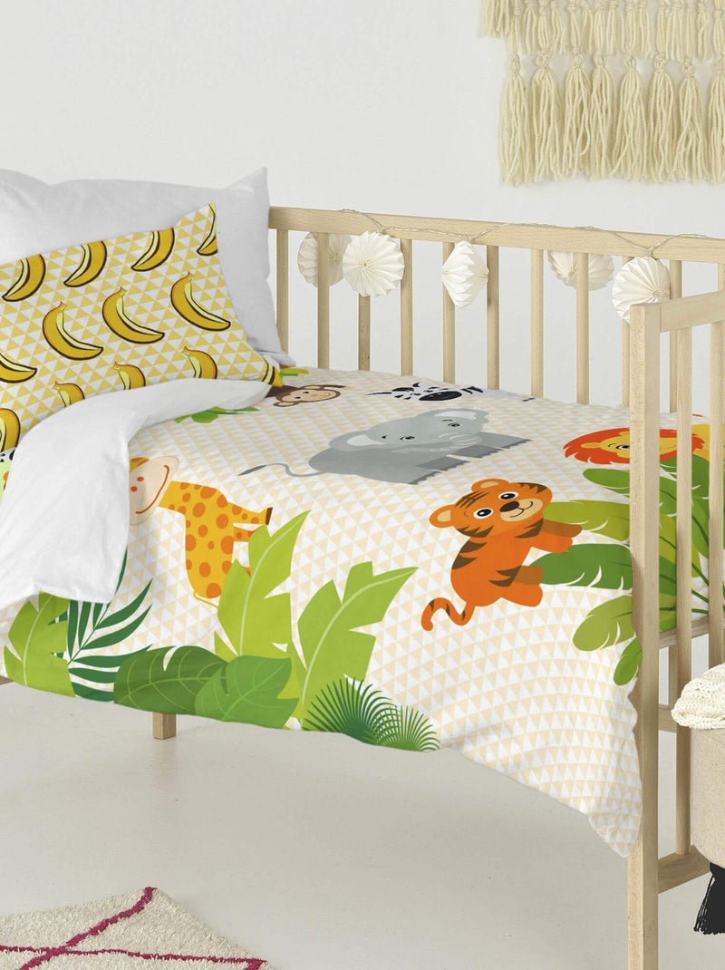 Set copripiumino 2 pezzi Wild "Happyfriday" Giallo - Kiabi