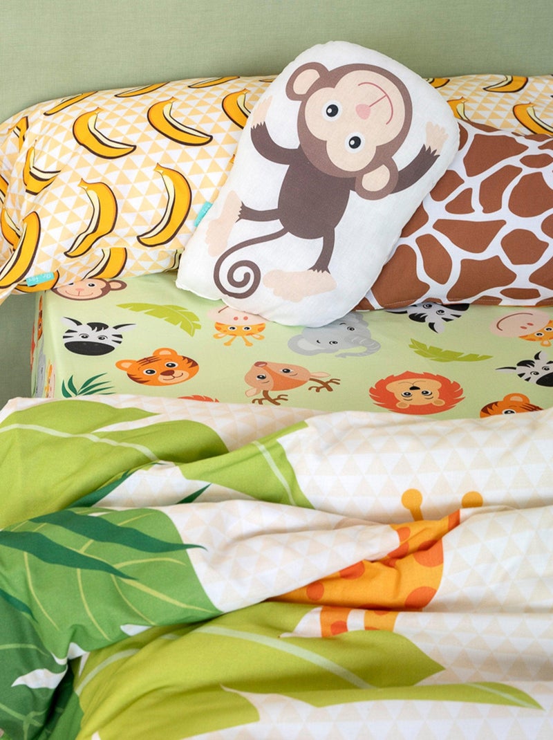 Set copripiumino 2 pezzi Wild "Happyfriday" Giallo - Kiabi