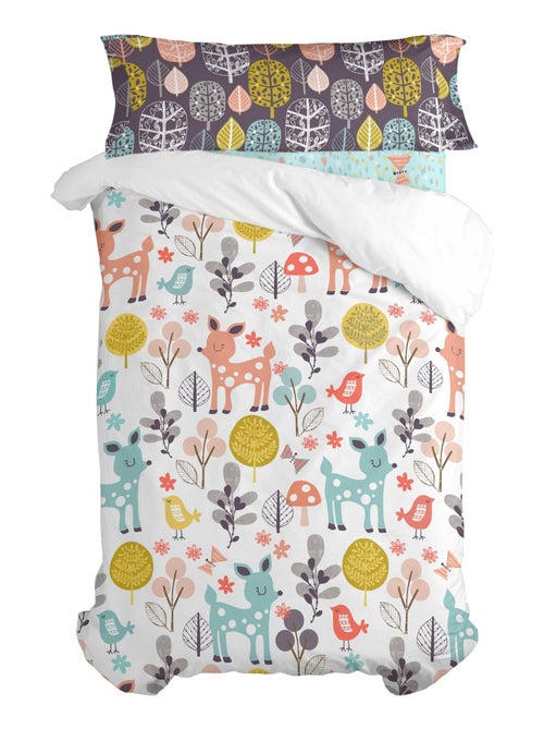 Set copripiumino 2 pezzi Woodland "Happyfriday" - Kiabi