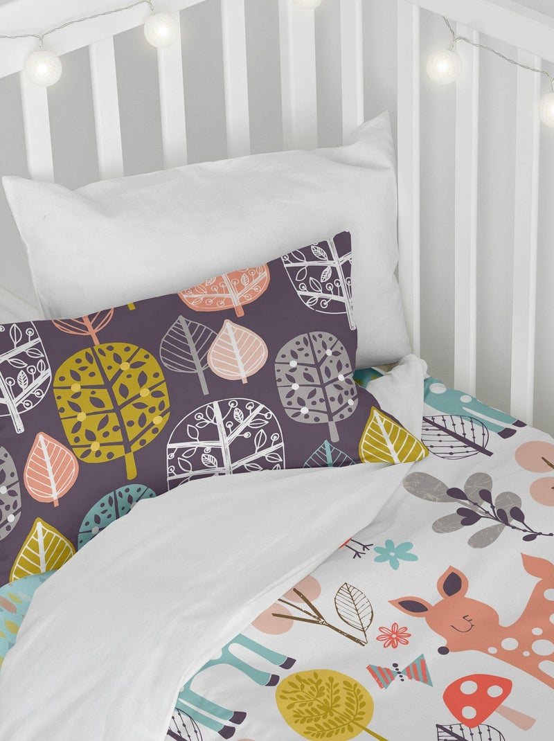 Set copripiumino 2 pezzi Woodland "Happyfriday" Blu Giallo - Kiabi