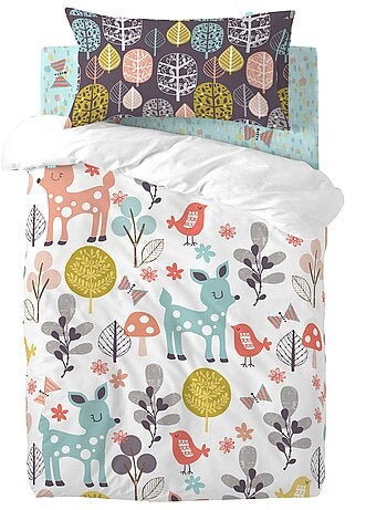 Set copripiumino 2 pezzi Woodland "Happyfriday