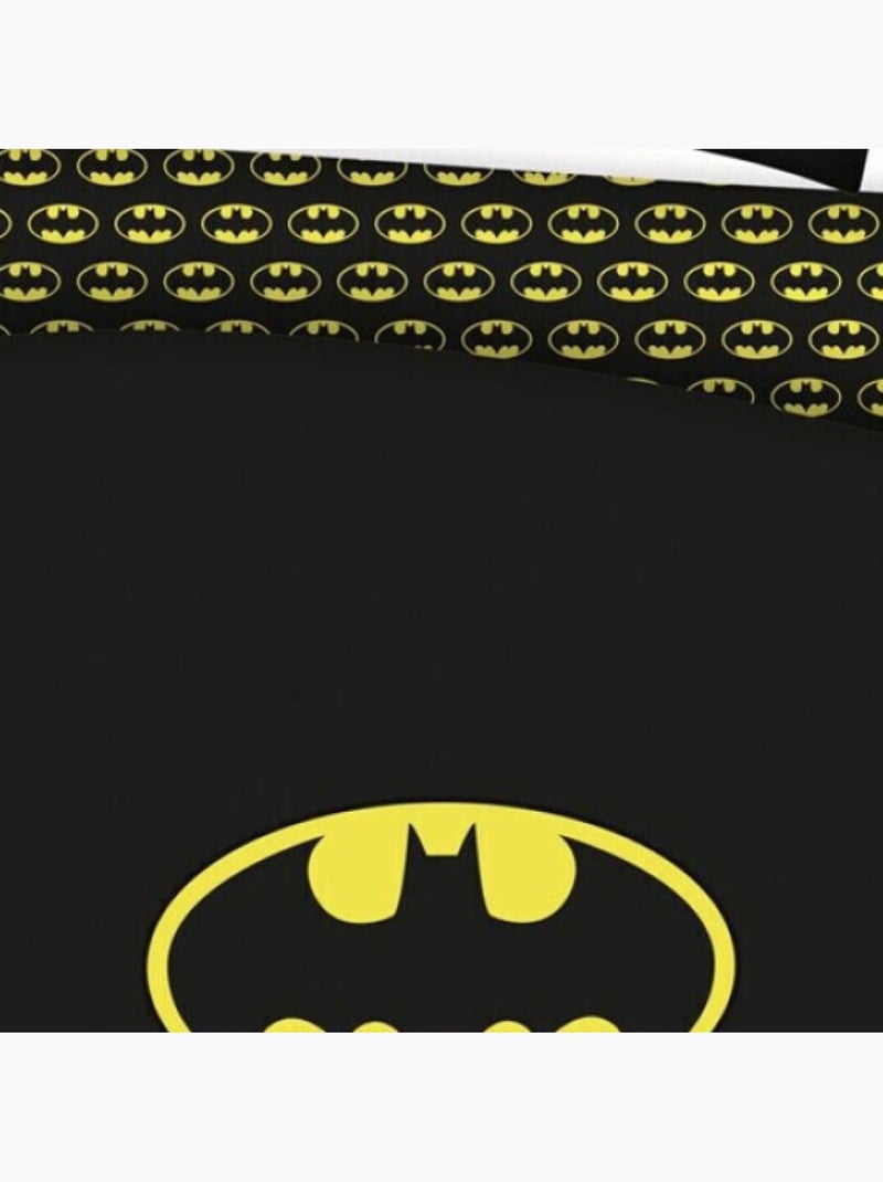 Set Copripiumino Bambino Batman 2 Piazze Stampato Reversibile, COMICS Nero Nero - Kiabi
