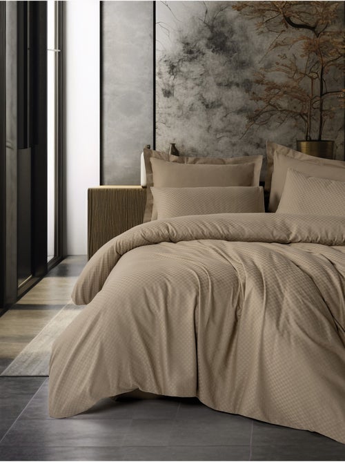 Set copripiumino , cotone jacquard - Kiabi Set copripiumino , cotone jacquard - Kiabi