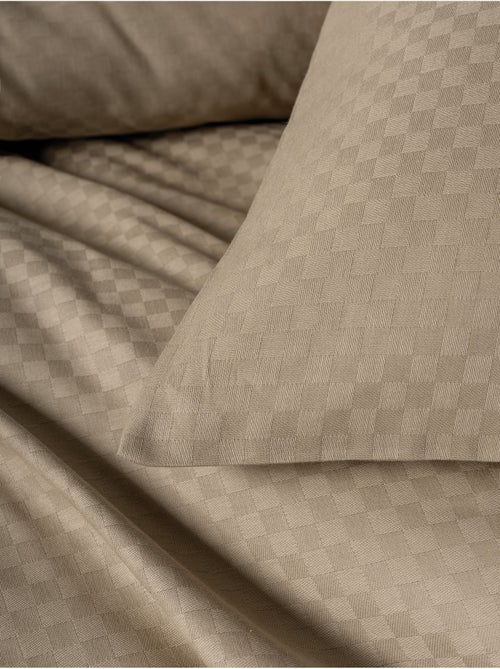 Set copripiumino , cotone jacquard - Kiabi Set copripiumino , cotone jacquard - Kiabi