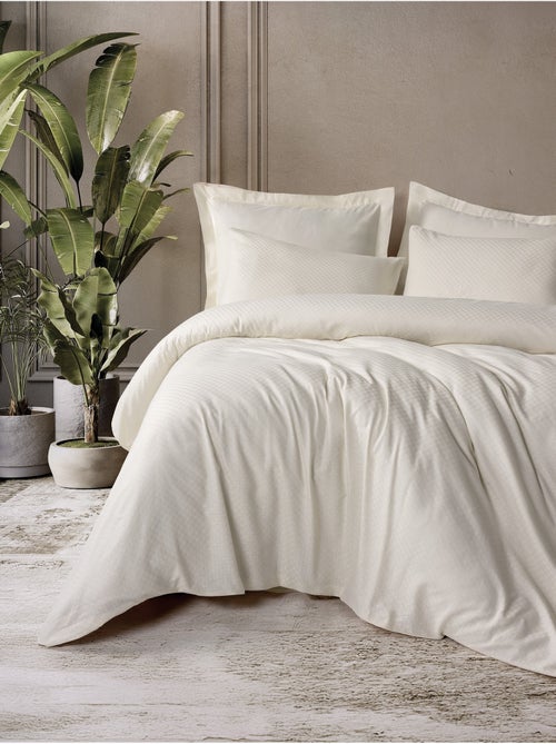 Set copripiumino , cotone jacquard - Kiabi Set copripiumino , cotone jacquard - Kiabi