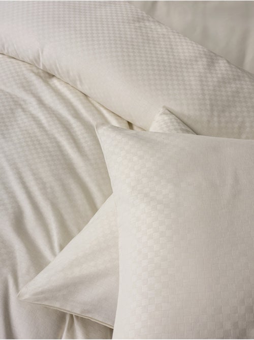 Set copripiumino , cotone jacquard - Kiabi Set copripiumino , cotone jacquard - Kiabi