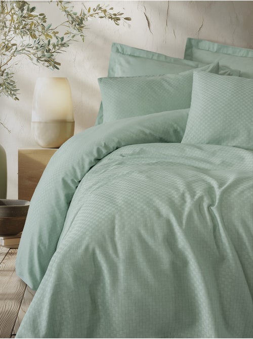 Set copripiumino , cotone jacquard - Kiabi Set copripiumino , cotone jacquard - Kiabi