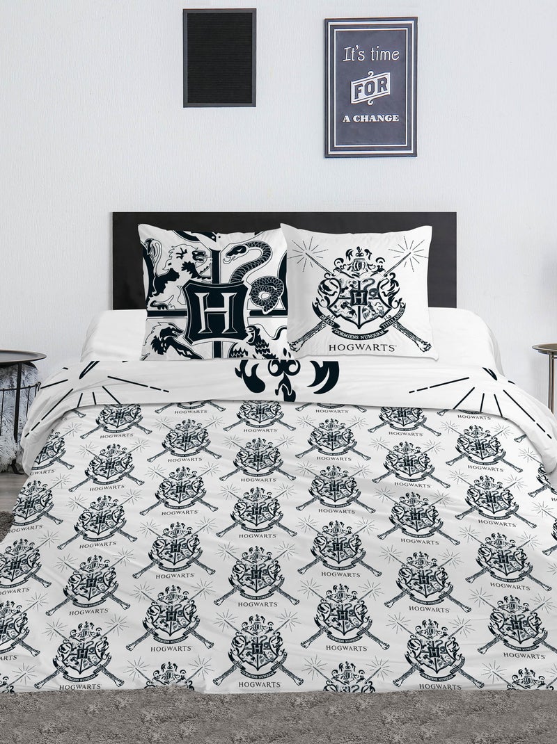 Set copripiumino 'Harry Potter' - 2 persone Bianco - Kiabi