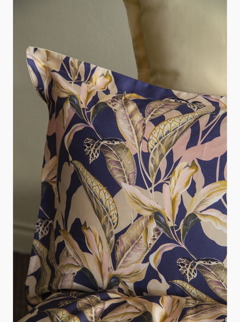 Set copripiumino , in raso di cotone Blu beige - Kiabi
