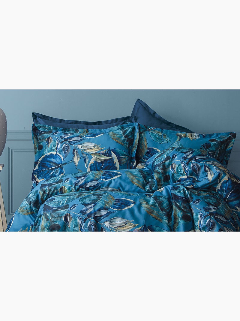 Set copripiumino , in raso di cotone Blu - Kiabi