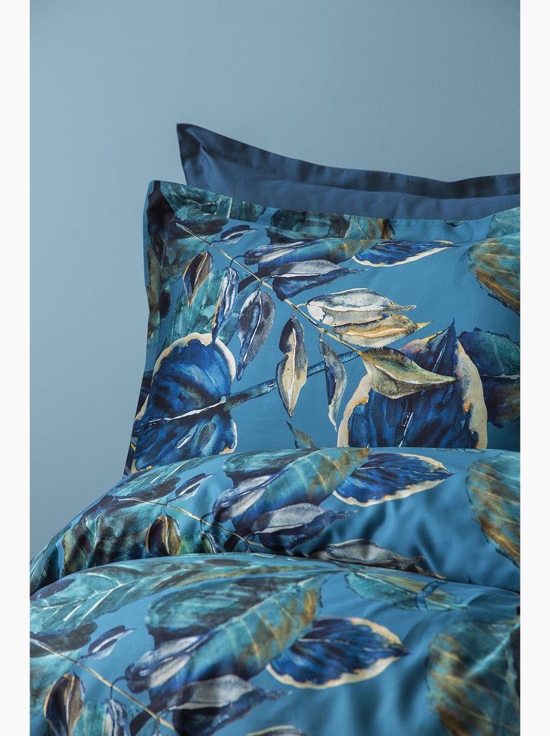 Set copripiumino , in raso di cotone Blu - Kiabi