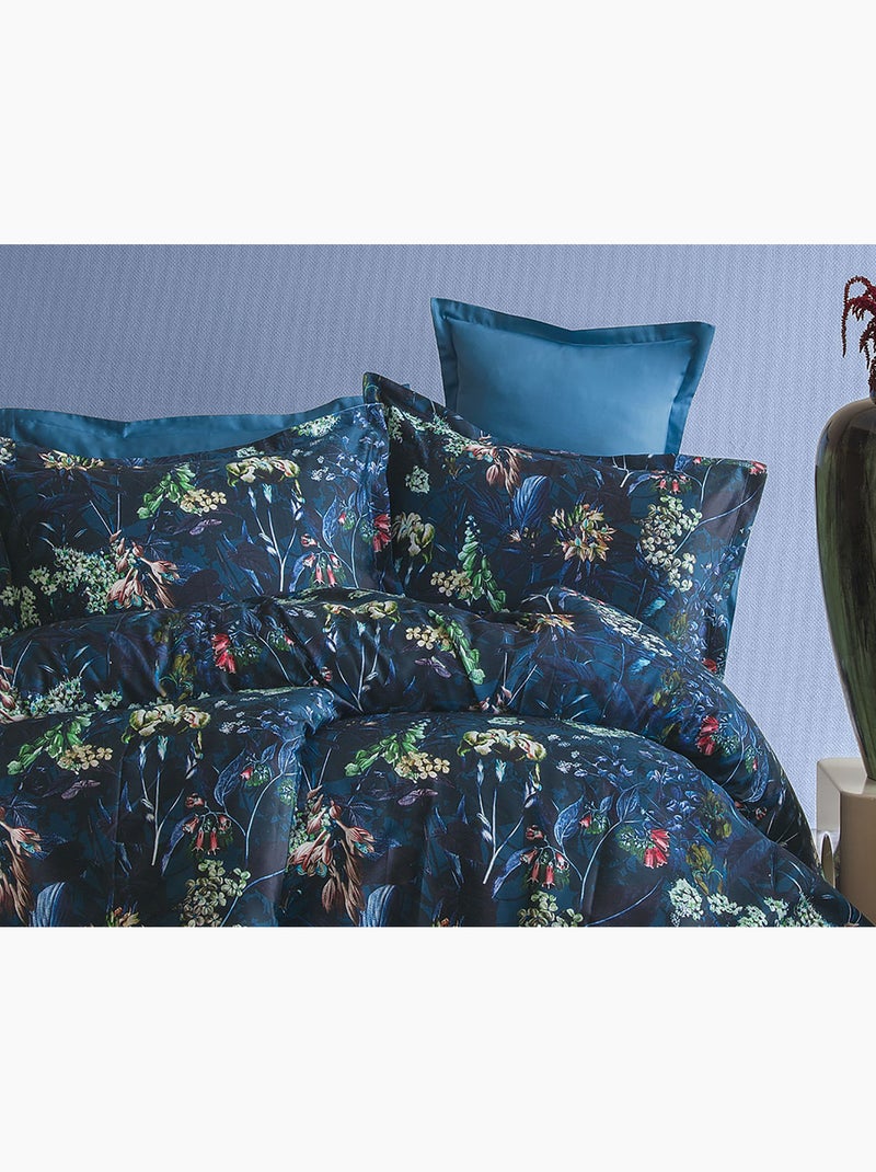 Set copripiumino , in raso di cotone Blu - Kiabi