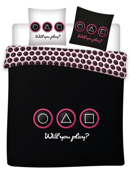 Set copripiumino matrimoniale reversibile in cotone Gameuse - Kiabi Set copripiumino matrimoniale reversibile in cotone Gameuse - Kiabi