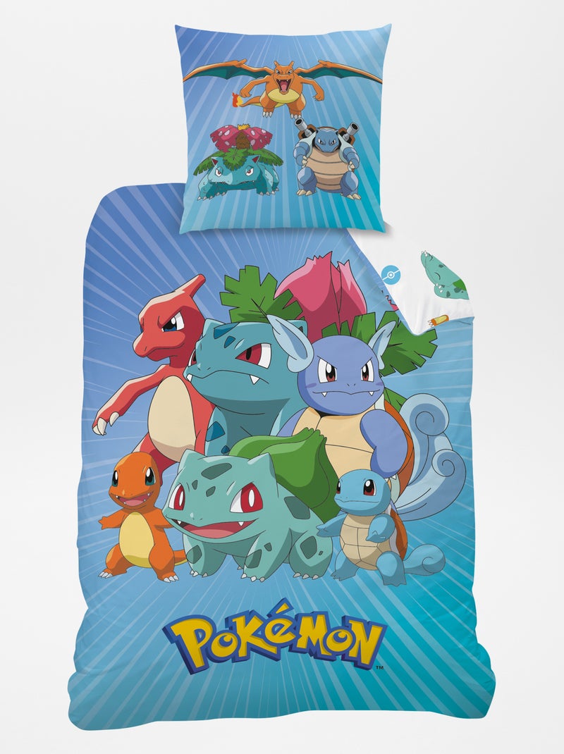 Set copripiumino 'Pokémon' - 1 persona BLU - Kiabi