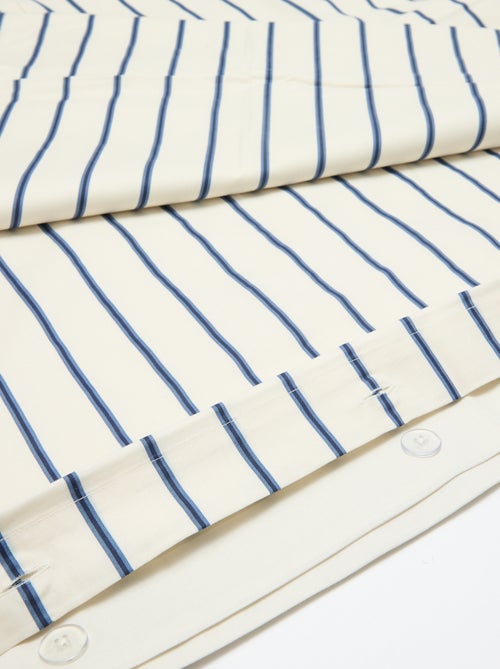 Set copripiumino singolo (140 x 200cm) in cotone 57 fili - Kiabi Home - Kiabi